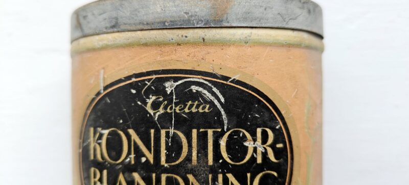 Cloetta. Konditor-Blanding. Blikdåse