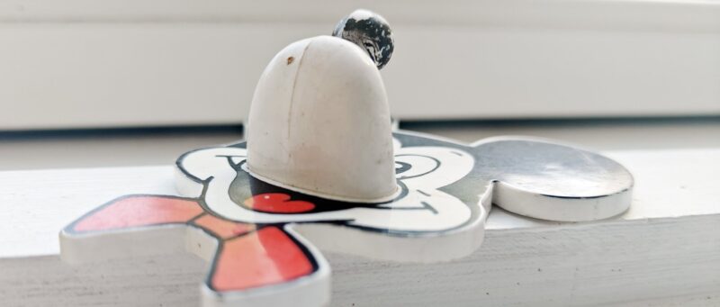 Krog i form af Mickey Mouses ansigts.