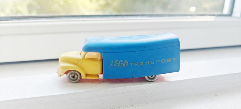 Lego lastbil i plastik ca. 1960