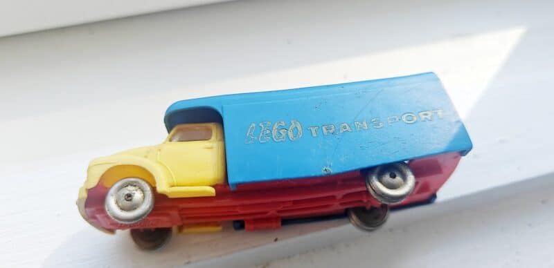 Lego lastbil i plastik ca. 1960