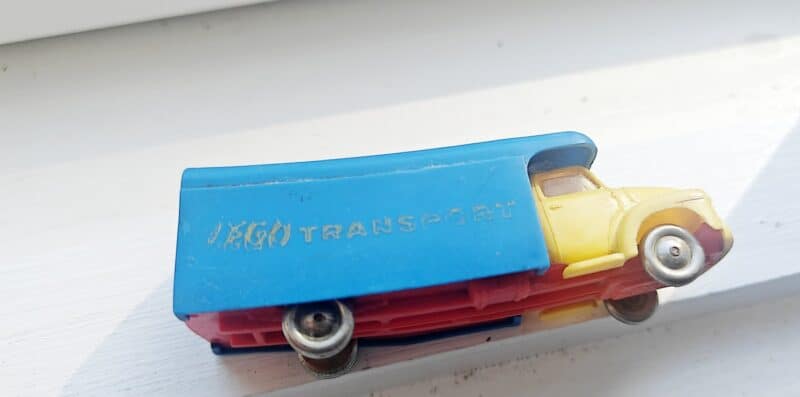 Lego lastbil i plastik ca. 1960