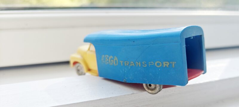Lego lastbil i plastik ca. 1960