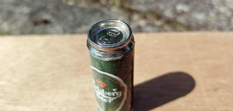 Carlsberg Beer. Reklamelighter i miniaturedåse