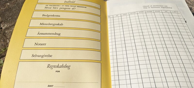 Hjemmenes Regnskabsbog. Udsendt af Danmarks Sparekasser