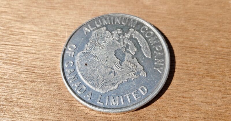 Kitimat. Canada Alcan. Aluminum Company of Canada Limited. Reklamemønt