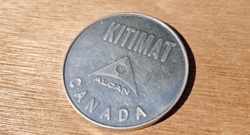 Kitimat. Canada Alcan. Aluminum Company of Canada Limited. Reklamemønt