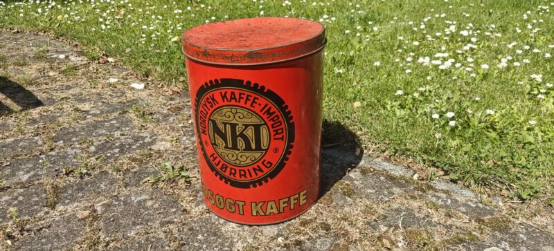 NKI. Nordjysk Kaffe-Import. Hjørring. Udsøgt Kaffe. Købmandsdåse