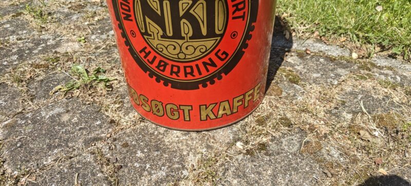 NKI. Nordjysk Kaffe-Import. Hjørring. Udsøgt Kaffe. Købmandsdåse