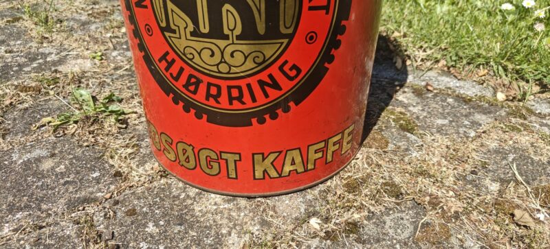 NKI. Nordjysk Kaffe-Import. Hjørring. Udsøgt Kaffe. Købmandsdåse