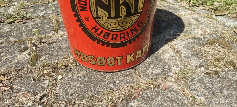 NKI. Nordjysk Kaffe-Import. Hjørring. Udsøgt Kaffe. Købmandsdåse