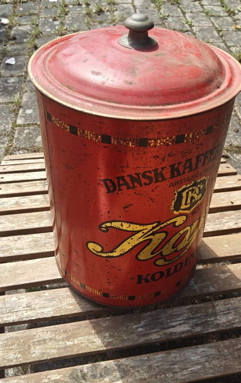 Dansk Kafferisteri. Kaffe. Kolding. Købmandsdåse