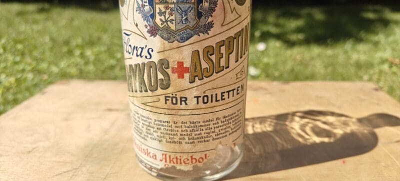 Floras Mykos Aseptin. För toiletten. Flaske