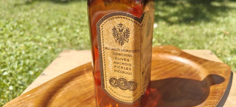 Gammel flaske. Vinagre Maille