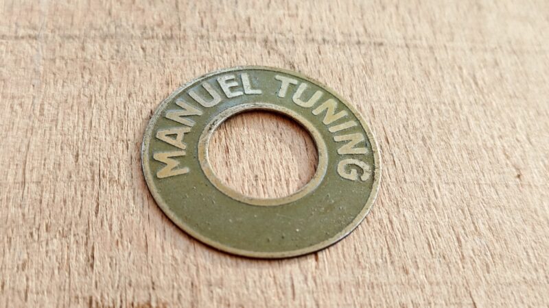 Blikskilt ring. Manuel Tuning