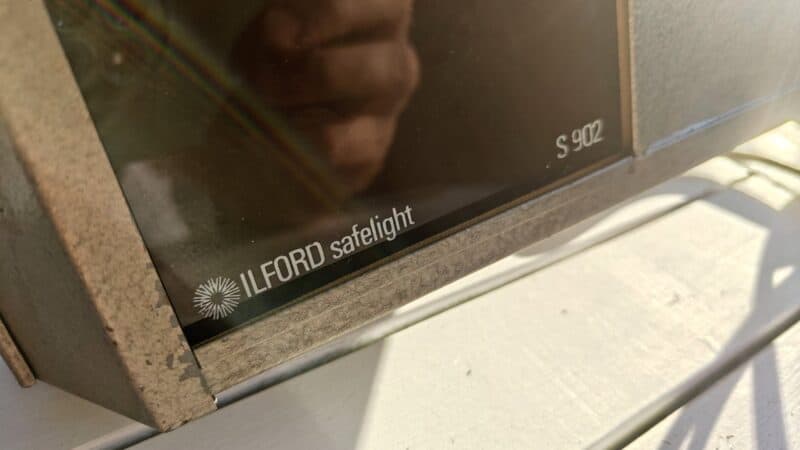 Ilford Safelight S 902. Lyskasse - Rødlampe, fremkalder til fotorum