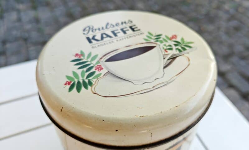 Poulsens Kaffe - Kaffedåse fra Slagelse Kafferisteri