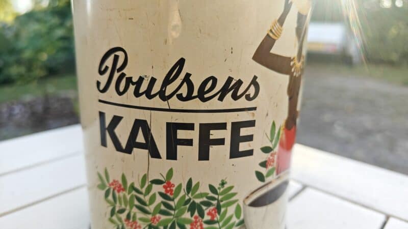 Poulsens Kaffe - Kaffedåse fra Slagelse Kafferisteri