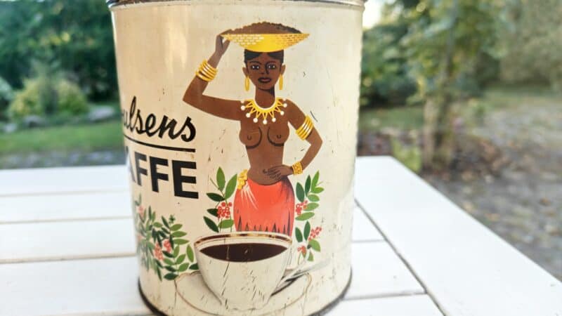Poulsens Kaffe - Kaffedåse fra Slagelse Kafferisteri