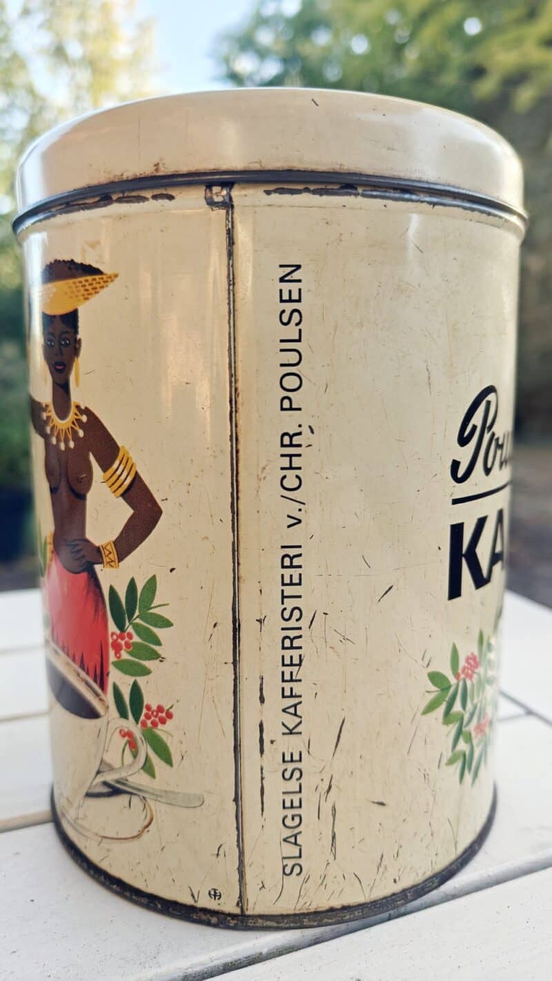 Poulsens Kaffe - Kaffedåse fra Slagelse Kafferisteri