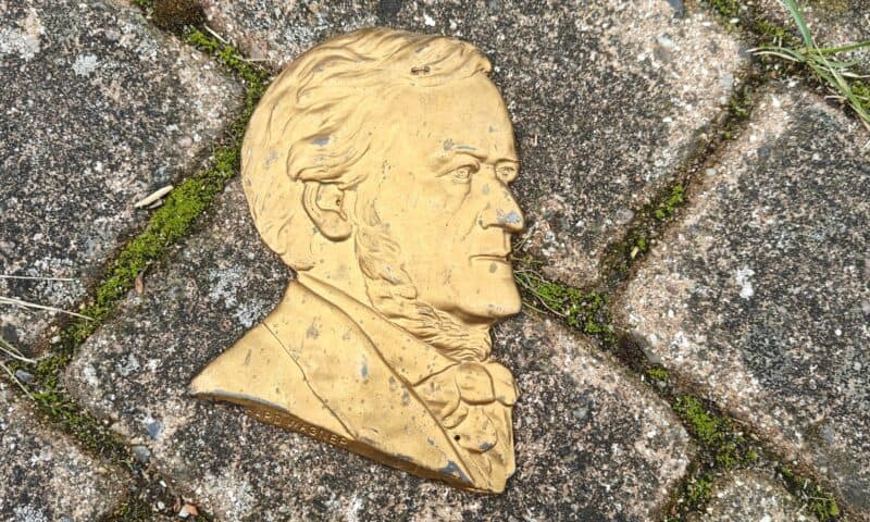 Gehard Wagner.  Relief. Støbt metal