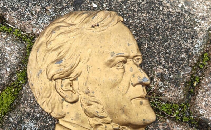 Gehard Wagner.  Relief. Støbt metal