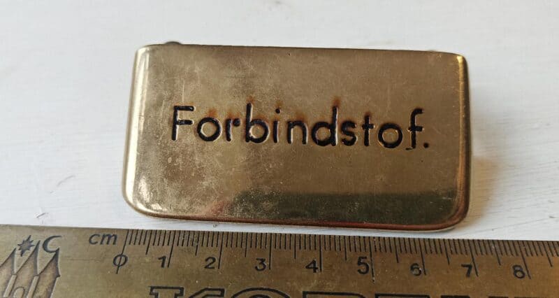 Skuffegreb. Forbindstof. Messing