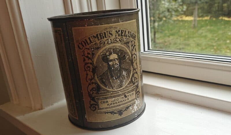 Tobaksdåse. Columbus Melange Chr. Augustinus København