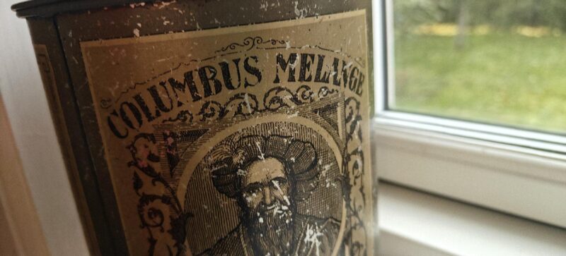 Tobaksdåse. Columbus Melange Chr. Augustinus København