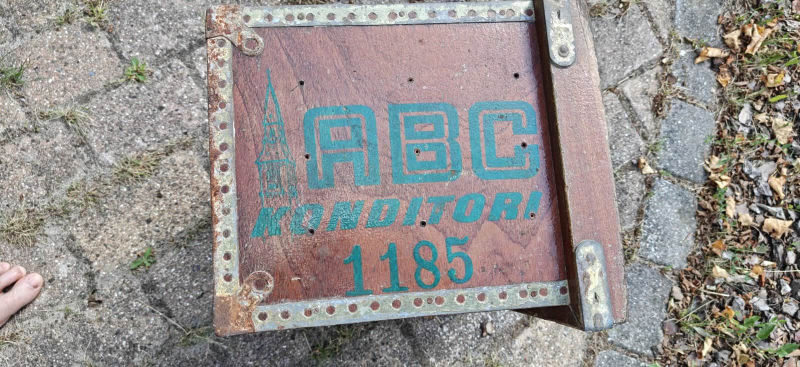 ABC Konditori 1185. Budkasse